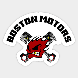 Boston Motors Sticker